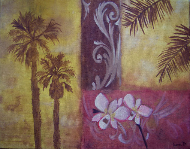 libertad Oil Canvas Floral Painting