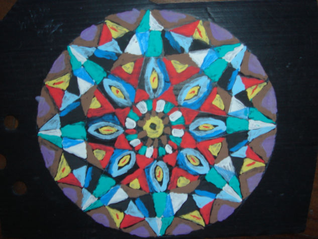 mandala 1 Oil Canvas Landscaping