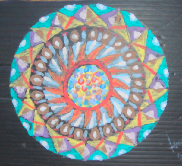 mandala Oil Canvas Landscaping