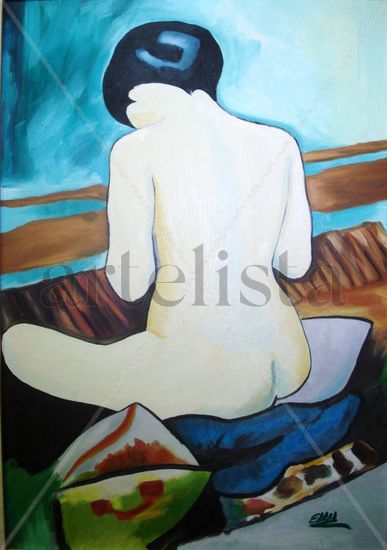 Geisha Oil Canvas Nude Paintings