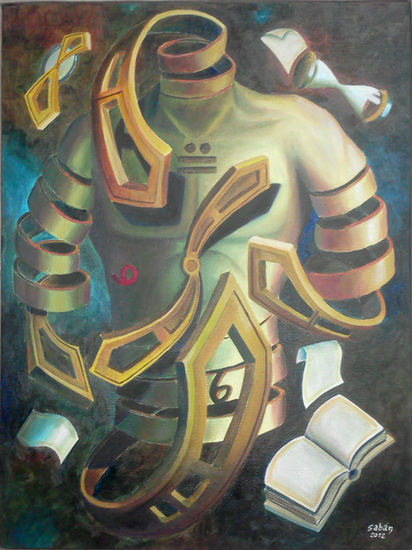 Saban Arte  -  hermanosaban - Saban pinturas - Guatemala - Tiempo de Meditar Oil Canvas Others