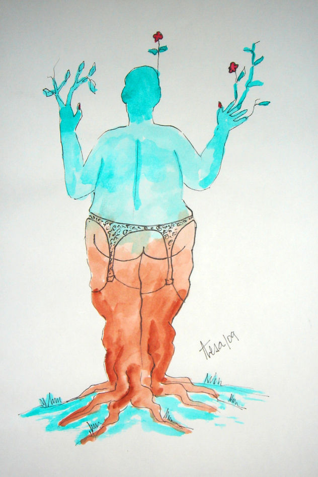 hombre arbol