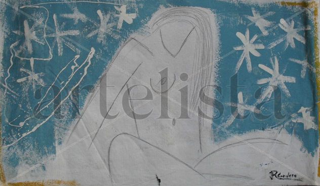 Mujer con Estrellas