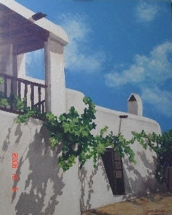 Casa ibicenca 2 Oil Canvas Landscaping