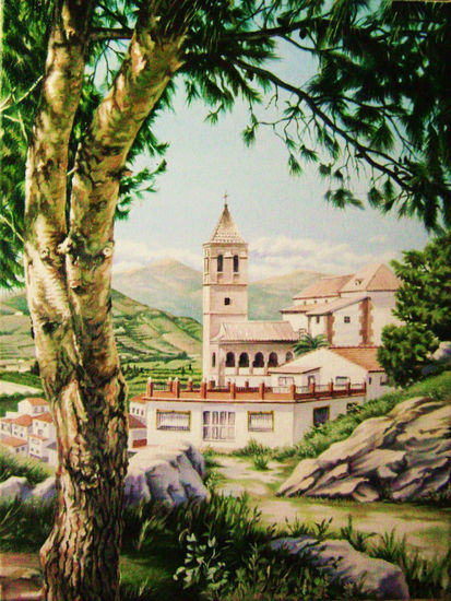 Paisaje andaluz Óleo Lienzo Paisaje