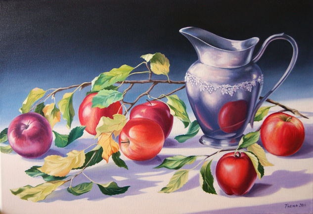 Las manzanas Oil Canvas Others