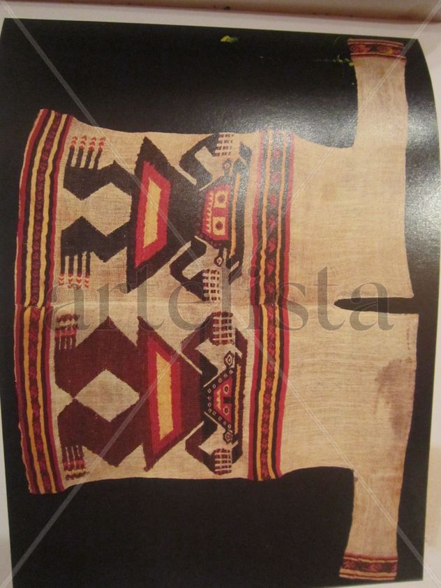 polera precolombina en oleo