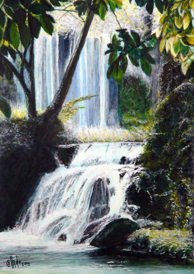 Regreso al paraíso Acrylic Paper Landscaping