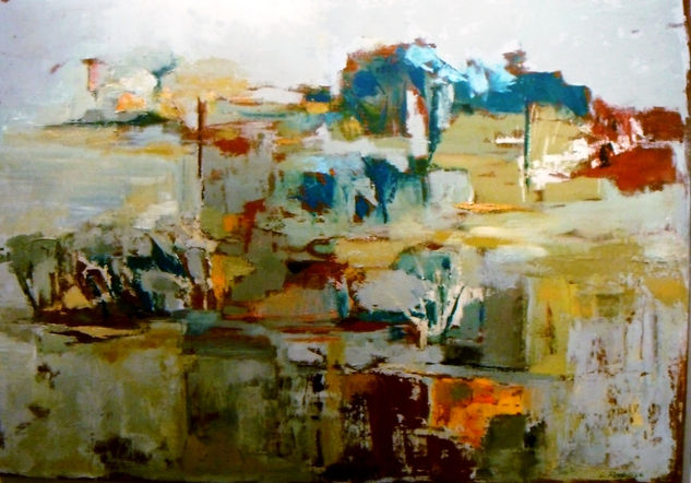 primavera urbana Oil Canvas Landscaping