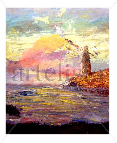 Faro Oil Canvas Marine Painting