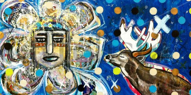 Shaman and Deer