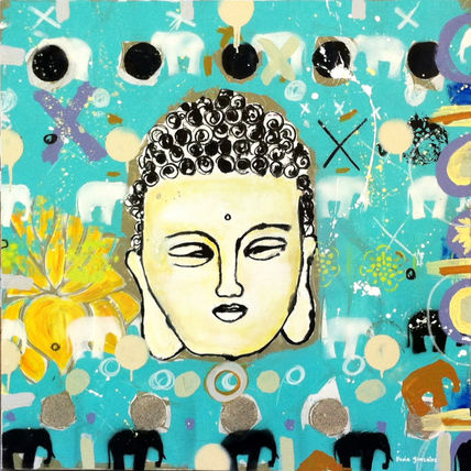 Budda- Turquoise Pond