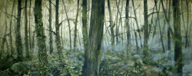 Bosque1 Acrylic Canvas Landscaping