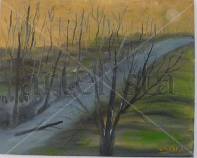 tristesa Oil Canvas Landscaping