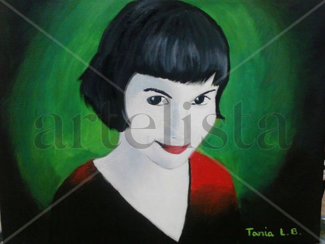 Amelie Oil Canvas Portrait