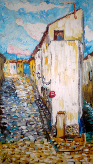 Calle de Caravaca 3 Oil Canvas Landscaping