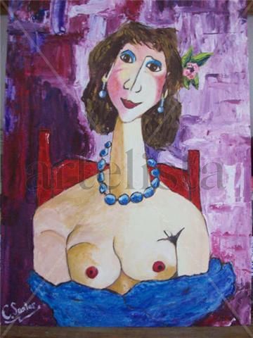 LAS ALEGRES DE MI PUEBLO Oil Panel Nude Paintings