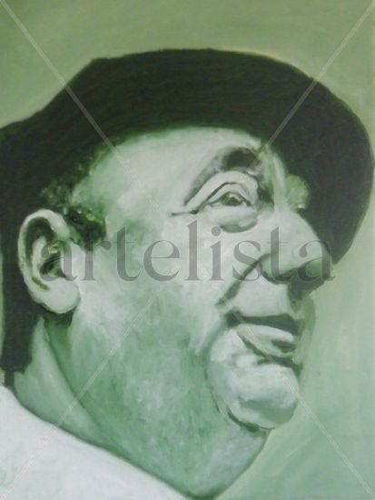 NERUDA Oil Canvas Portrait