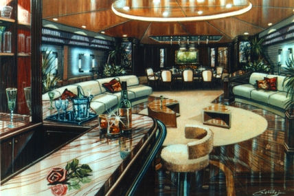 Interior yate