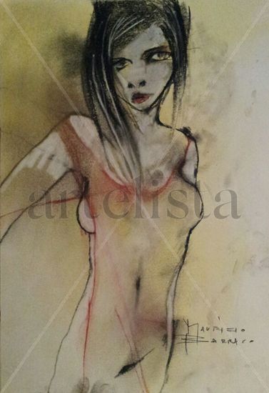 SOY YO Pastel Paper Figure Painting