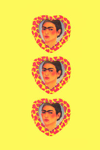 Frida Kahlo triple...