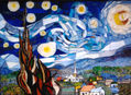 Noche de Estrellas (Van Gogh), Versión en Mosaico de Vidrio