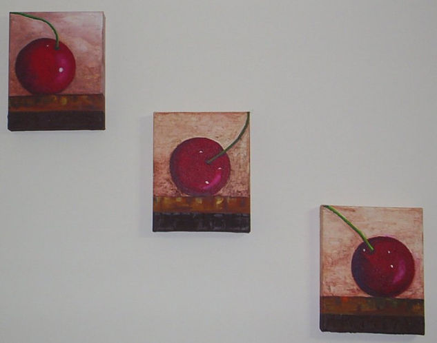 Cerezas Mixed media Canvas Others