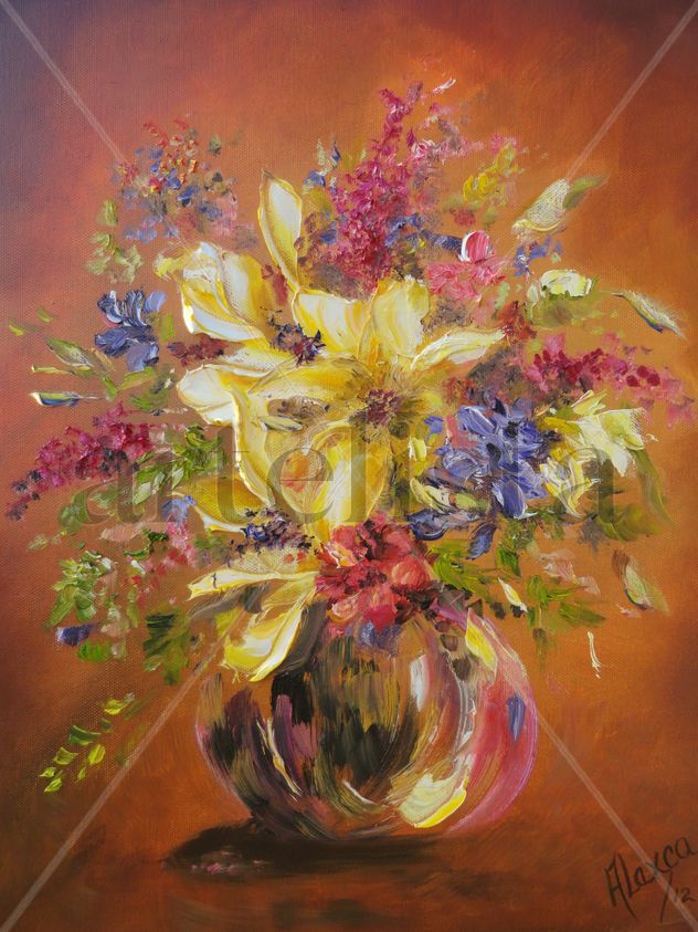 Spring lilies bouquet