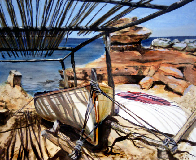 formentera Oil Canvas Marine Painting