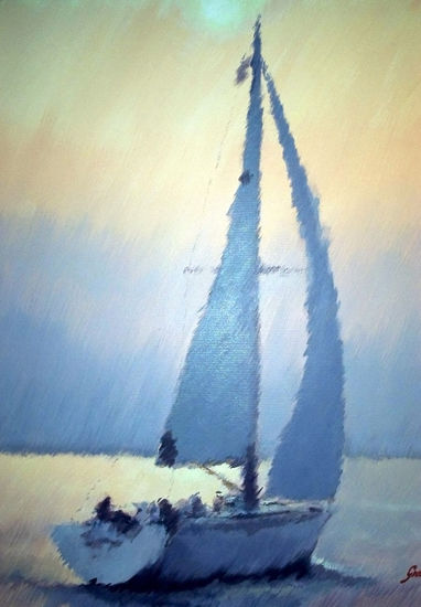 regreso Oil Canvas Marine Painting