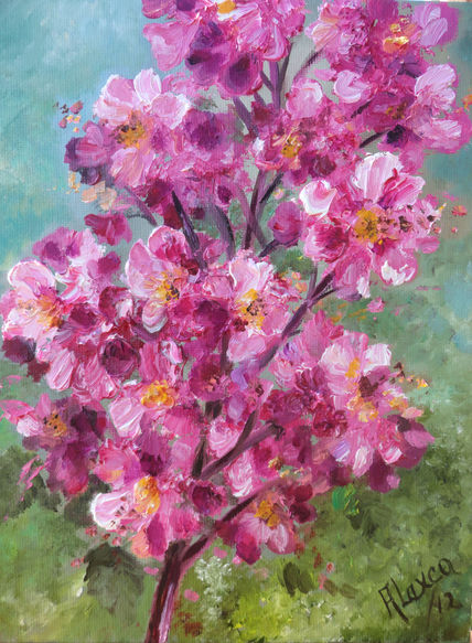 Pink blossoms