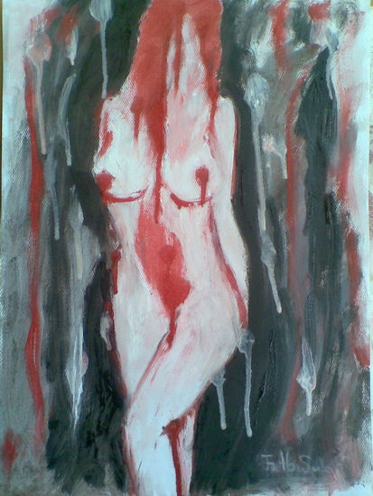 Mujer cambiante Oil Paper Nude Paintings