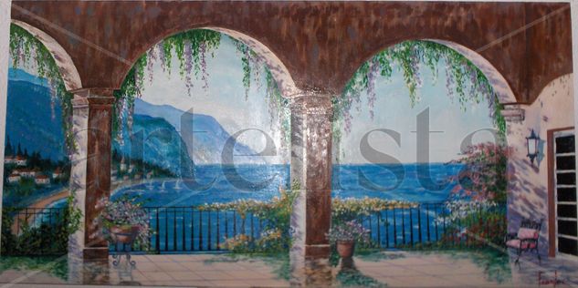 cantabria Oil Canvas Landscaping