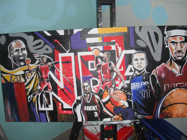 nba 1 Oil Canvas Landscaping