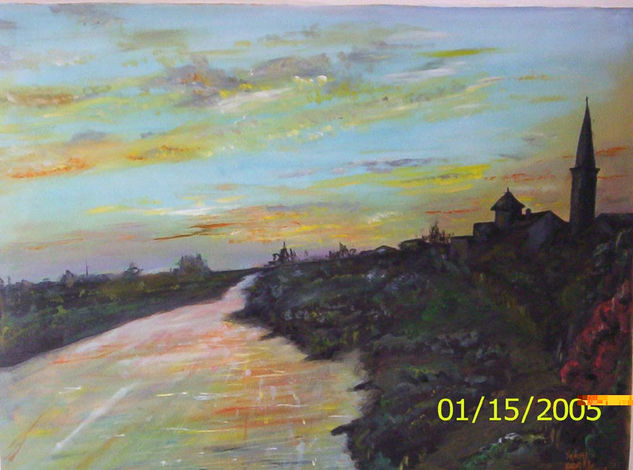 Atardecer Oil Panel Landscaping