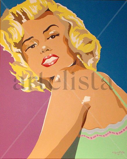 MARYLIN Acrylic Canvas Portrait