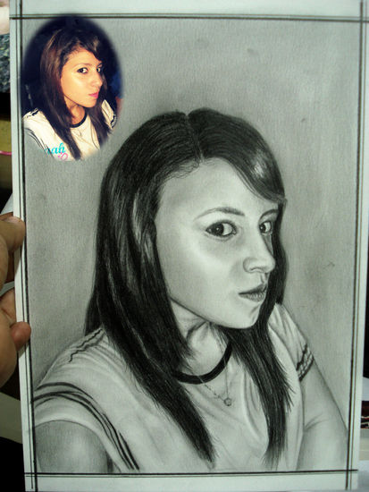 Retrato a Lapiz Charcoal