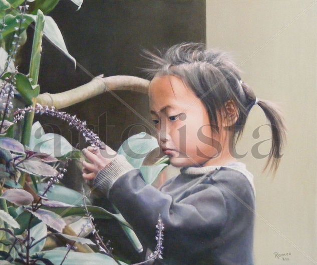 Xiang Oil Canvas Figure Painting