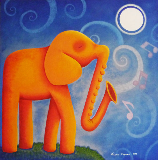 SERENATA Acrylic Canvas Figure Painting