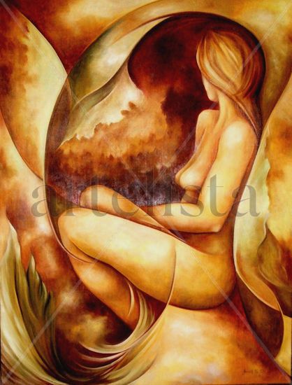 Un sueño al anterior Oil Canvas Nude Paintings