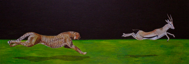 Contrastes de velocidad pura Acrylic Panel Animals