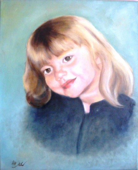 SARA Oil Canvas Portrait