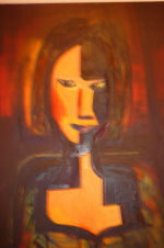 Mujer luchadora Óleo Lienzo Retrato