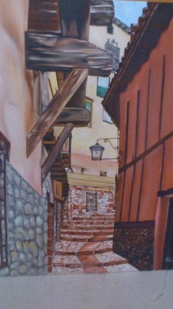 Albarracín Oil Canvas Landscaping