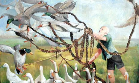 intentos de alzar el vuelo