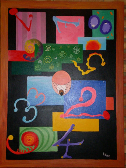 MÍRA MIS NÚMEROS Acrylic Canvas Others