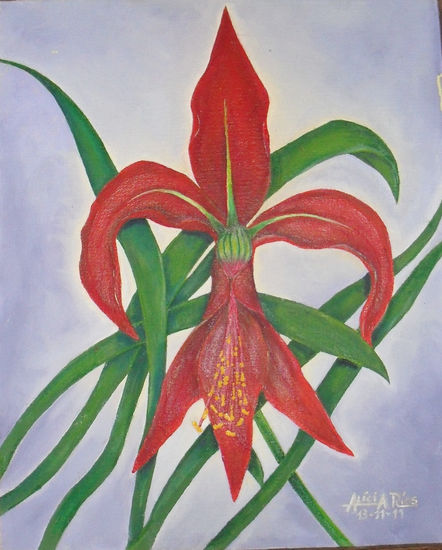 FLOR DE LIS Oil Canvas Landscaping