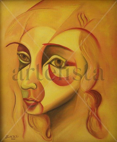 Muchacha del siglo XXI Oil Canvas Figure Painting