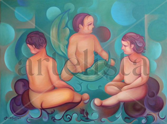 Inocencia Oil Canvas Figure Painting