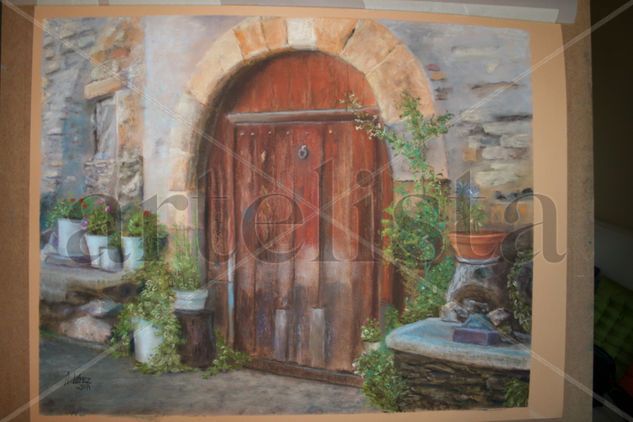 Puerta de Liri Pastel Papel Paisaje